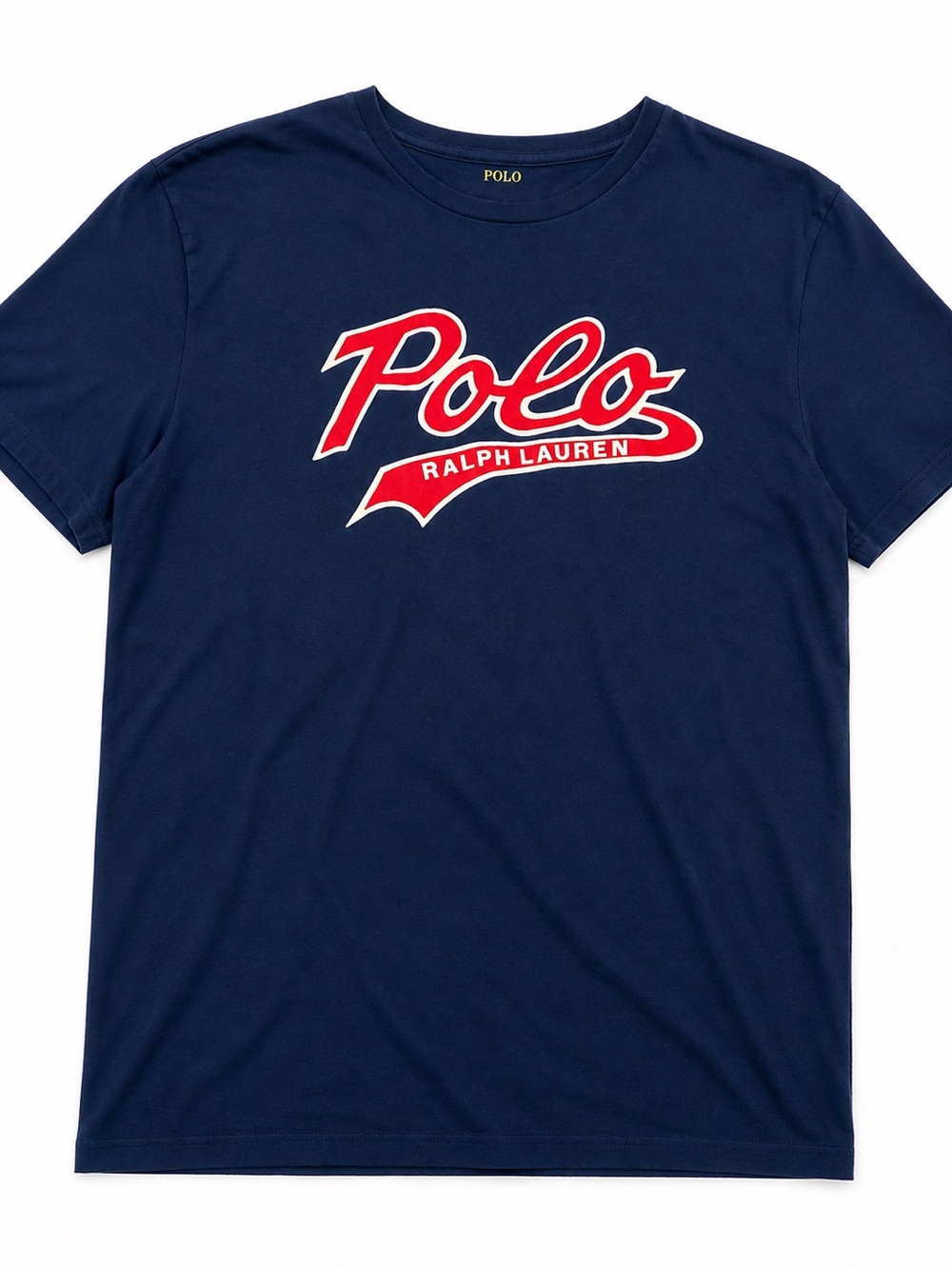 Polo by Ralph Lauren Navy Blue Tee with Red Logo